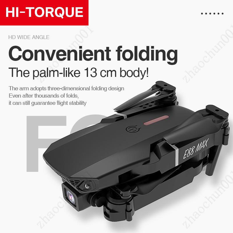 E88max RC LED Mini Controlled with Accessoires Drone 4K HD Video Camera Aerial Photography Helicopter Aircraft 360 Degree Flip WIFI Long Range
E88max RC LED Mini Controlled with Accessoires Drone 4K HD Video Camera Aerial Photography Helicopter Aircraft 360 Degree Flip WIFI Long Range