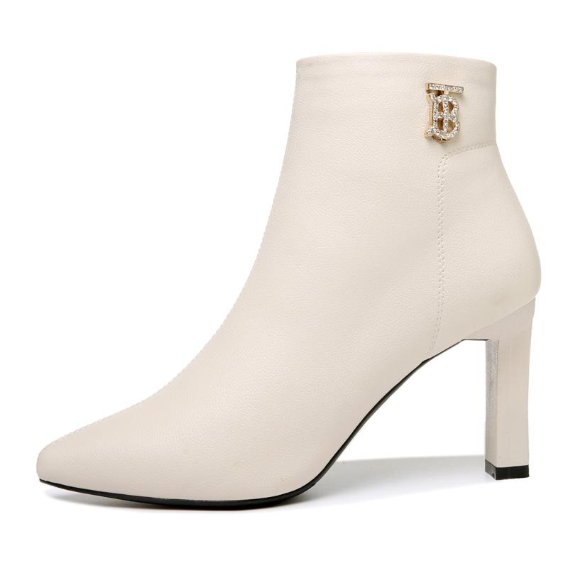 Dress Shoes Pointed Toe Stiletto Women'S Boots, Solid Color Short Boots With Side Zipper, Platform, Beige
Dress Shoes Pointed Toe Stiletto Women'S Boots, Solid Color Short Boots With Side Zipper, Platform, Beige