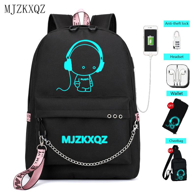 Mjzkxqz Luminous Oxford School Backpack Daypack Shoulder Under With USB Charging Port And Lock Bag For Boy Black Bags
Mjzkxqz Luminous Oxford School Backpack Daypack Shoulder Under With USB Charging Port And Lock Bag For Boy Black Bags