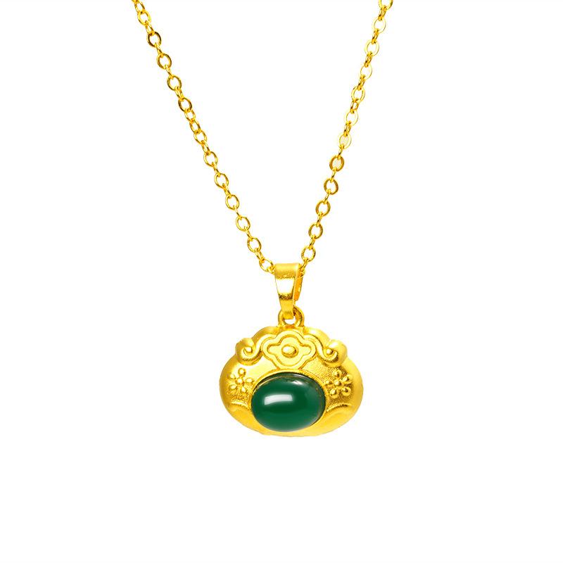 Pendant Necklaces Vintage 24k Real Gold Chain For Women Luxury Jewelry Rhinestone Wedding Party Valentine's Day Girlfriend Gifts, Silver
Pendant Necklaces Vintage 24k Real Gold Chain For Women Luxury Jewelry Rhinestone Wedding Party Valentine's Day Girlfriend Gifts, Silver