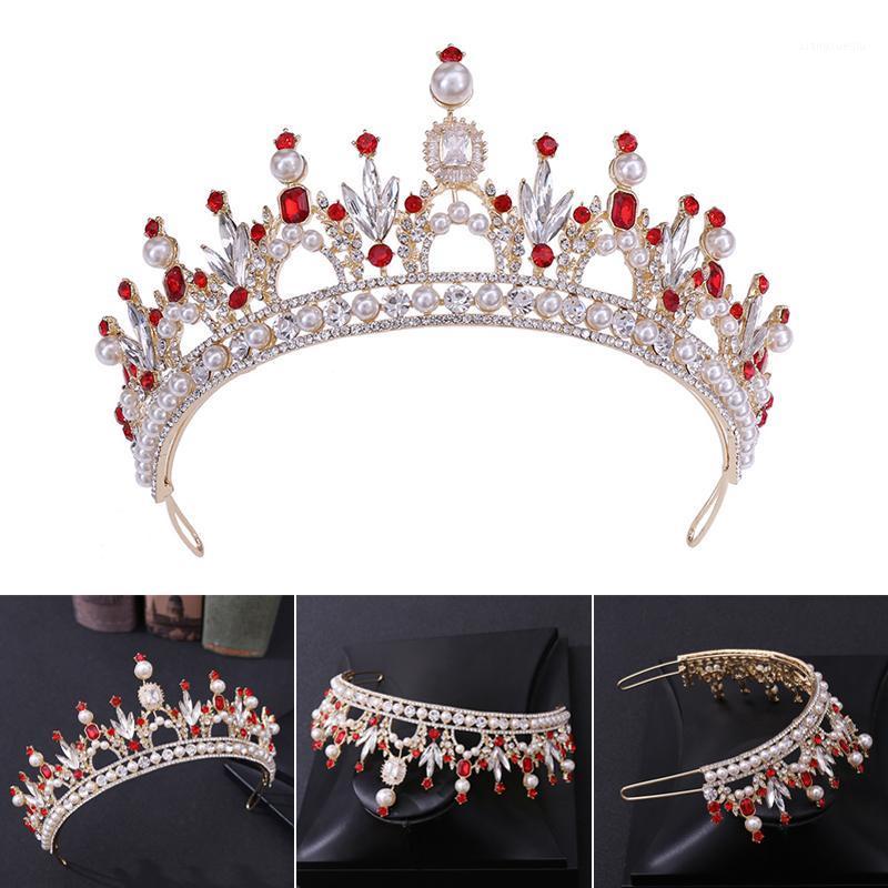 Hair Clips & Barrettes Crown Jewelry Inlaid With Zircon Multicolor Baroque Pearls Bridal Wedding Accessories Dress MAEA99, Golden;silver
Hair Clips & Barrettes Crown Jewelry Inlaid With Zircon Multicolor Baroque Pearls Bridal Wedding Accessories Dress MAEA99, Golden;silver