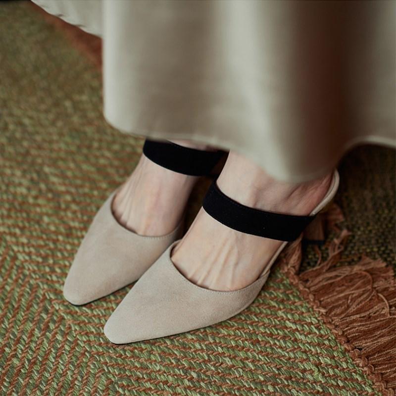 Dress Shoes SLHJC Female Summer Autumn Heels Spike Pumps Pointed Toe Slip On Slides Sandals Slingback Women Office, Khaki
Dress Shoes SLHJC Female Summer Autumn Heels Spike Pumps Pointed Toe Slip On Slides Sandals Slingback Women Office, Khaki