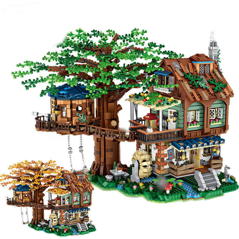 LOZ 1033 New Product Tree House 4761PCS Mini Building Block Assembly Scene Model Toys For Children Birthday Gift Q0624
LOZ 1033 New Product Tree House 4761PCS Mini Building Block Assembly Scene Model Toys For Children Birthday Gift Q0624
