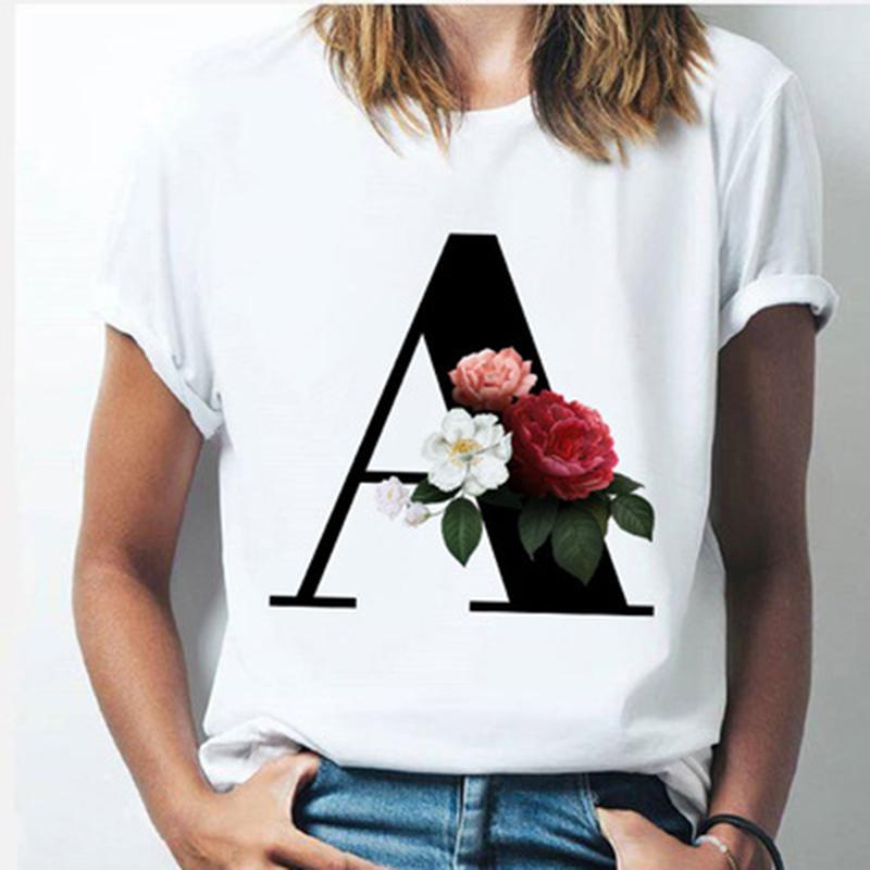 Women's T-Shirt 2021 Summer Harajuku Short Sleeve O-Neck Letter Graphic Print White Loose Casual Top
Women's T-Shirt 2021 Summer Harajuku Short Sleeve O-Neck Letter Graphic Print White Loose Casual Top
