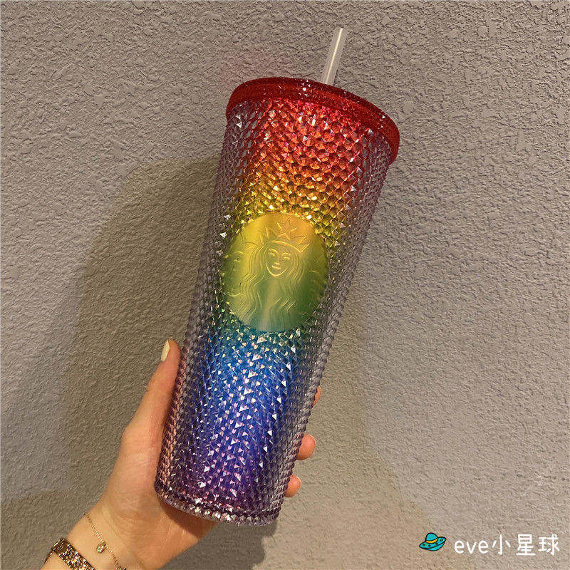 24oz Personalized Starbucks Mugs Iridescent Bling Rainbow Unicorn Studded Cold Cup Tumbler coffee mug with straw, 24oz/710ml
24oz Personalized Starbucks Mugs Iridescent Bling Rainbow Unicorn Studded Cold Cup Tumbler coffee mug with straw, 24oz/710ml