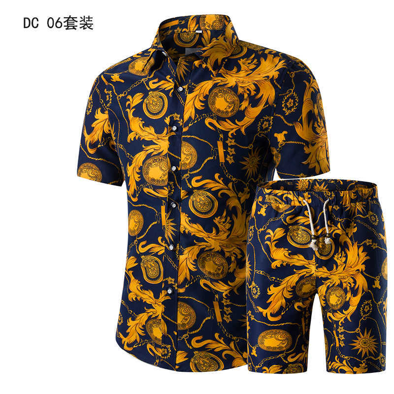 Summer Mens Fashion 2021 Gold Luxury Designer Shirts For Mens Set Fancy Hawaii Beachwear Floral Printed Mens Short Sleeve Club X0601, Brown
Summer Mens Fashion 2021 Gold Luxury Designer Shirts For Mens Set Fancy Hawaii Beachwear Floral Printed Mens Short Sleeve Club X0601, Brown