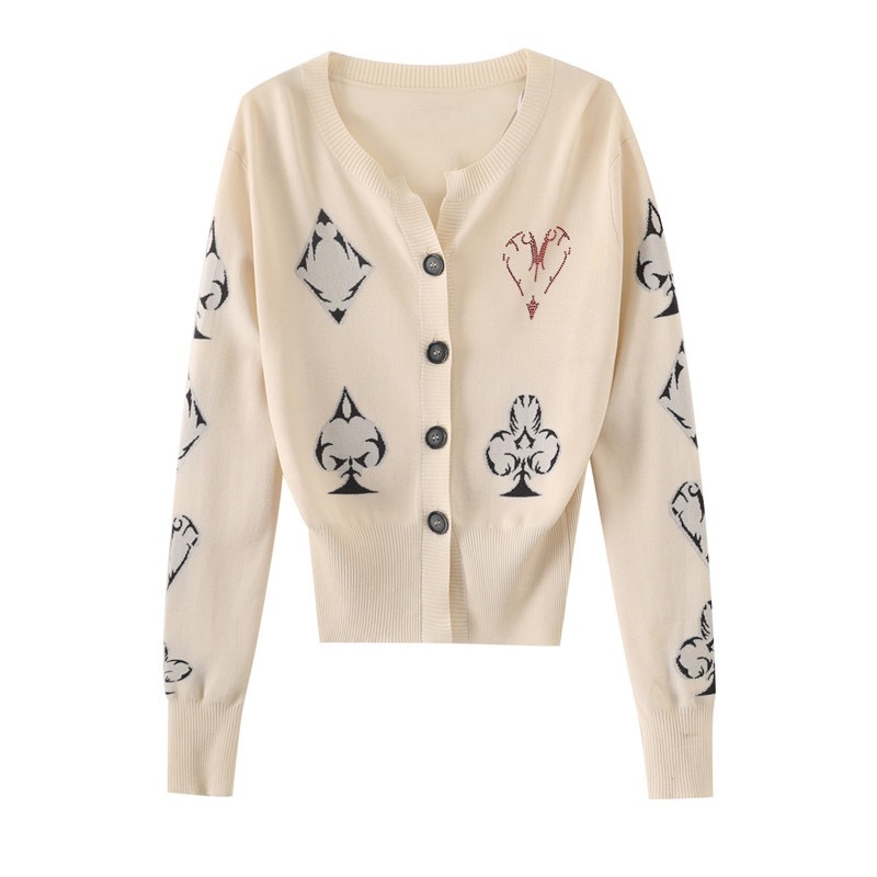 Cute Cardigan Sweater Korean Style Slim All-match Women's Small Short Women 210429, Beige
Cute Cardigan Sweater Korean Style Slim All-match Women's Small Short Women 210429, Beige