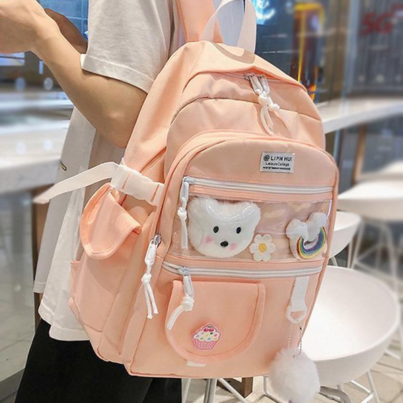 Backpack JOYPESSIE Fashion Women Kawaii Mochila Cute Bookbag For Teenager Girls Waterproof Men Travel Rucksack School Bag, White ft8351
Backpack JOYPESSIE Fashion Women Kawaii Mochila Cute Bookbag For Teenager Girls Waterproof Men Travel Rucksack School Bag, White ft8351