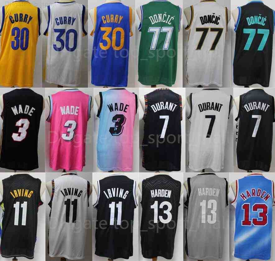 Team Basketball Stephen Curry Jerseys 30 Luka Doncic 77 Dwyane Wade 3 Kevin Durant 7 James Harden 13 Kyrie Irving 11 Stitched Good Men Wear, Photo d
Team Basketball Stephen Curry Jerseys 30 Luka Doncic 77 Dwyane Wade 3 Kevin Durant 7 James Harden 13 Kyrie Irving 11 Stitched Good Men Wear, Photo d