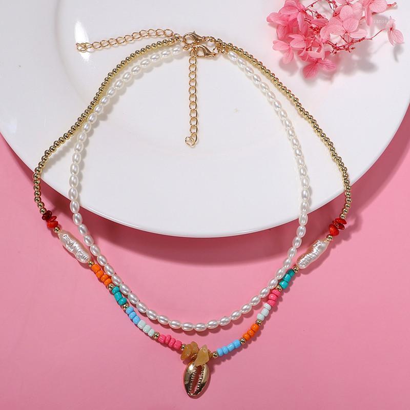Pendant Necklaces 9 Styles Colorful Bohemia Multilayer Necklace For Girl Women Rice Beads Gifts Handmade Jewelry Fashion
Pendant Necklaces 9 Styles Colorful Bohemia Multilayer Necklace For Girl Women Rice Beads Gifts Handmade Jewelry Fashion