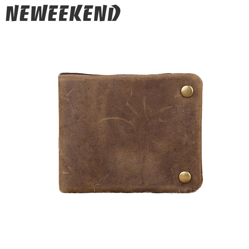 Wallets Retro Genuine Leather Cowhide Crazy Horse Thin Slight Button Short Cash Card Po Coin Wallet Purse For Men 1003, Red;black
Wallets Retro Genuine Leather Cowhide Crazy Horse Thin Slight Button Short Cash Card Po Coin Wallet Purse For Men 1003, Red;black
