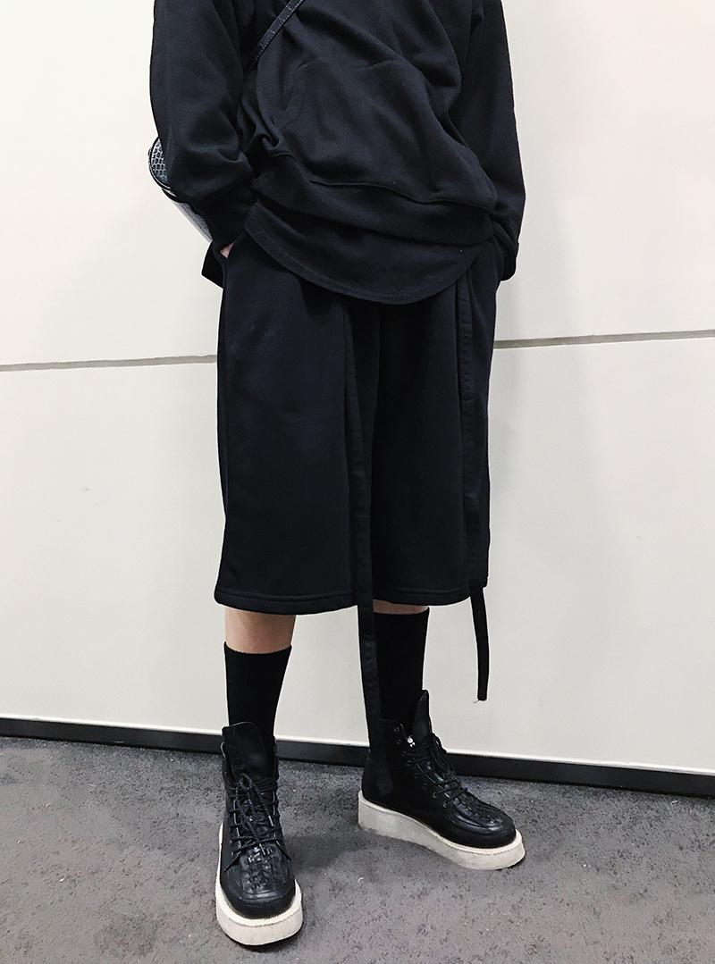 Cropped Pants Men's Summer Loose Trend Tide Brand Ins Harlan Sports 7 Points Casual Shorts