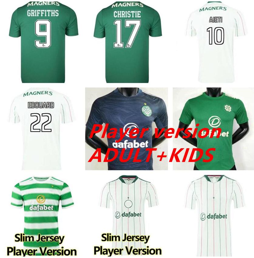 21 22 Celtic Soccer Jerseys Player version MCGREGOR GRIFFITHS 2021 2022 Klimala FORREST BROWN CHRISTIE EDOUARD BAYO Home Men kids Football Shirts, Black;yellow
21 22 Celtic Soccer Jerseys Player version MCGREGOR GRIFFITHS 2021 2022 Klimala FORREST BROWN CHRISTIE EDOUARD BAYO Home Men kids Football Shirts, Black;yellow