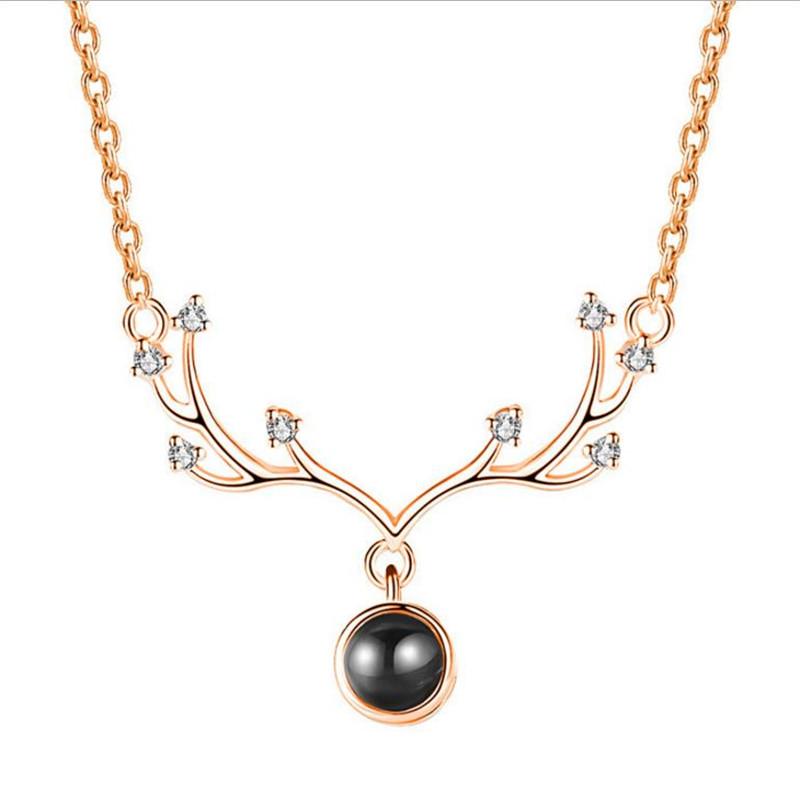Pendant Necklaces Fashion Silver Plated Necklace For Girls Choker Jewelry Trendy Rose Gold Sika Deer Penddant Women Princess Bijou
Pendant Necklaces Fashion Silver Plated Necklace For Girls Choker Jewelry Trendy Rose Gold Sika Deer Penddant Women Princess Bijou