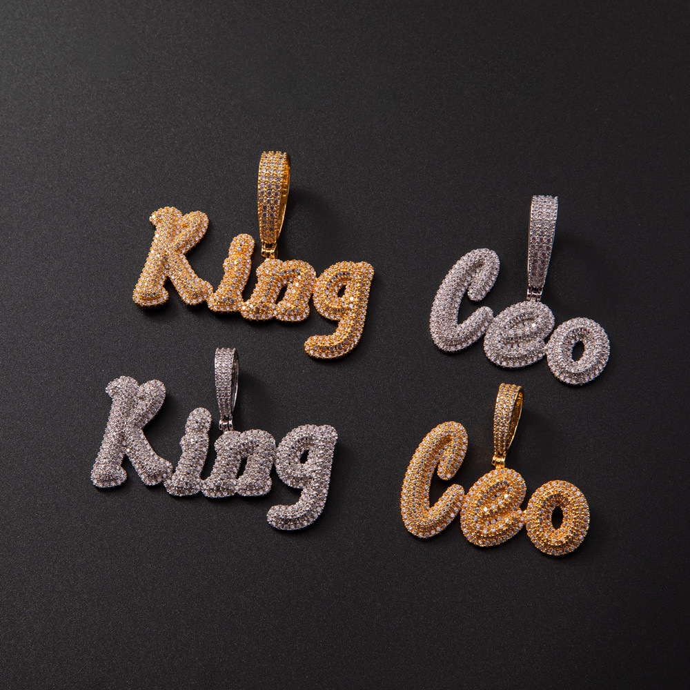 Custom Name Cursive Letters Pendant Gold Silver Color With Rope Chain Men Women Zircon Hip Hop Rock Necklaces Jewelry
Custom Name Cursive Letters Pendant Gold Silver Color With Rope Chain Men Women Zircon Hip Hop Rock Necklaces Jewelry