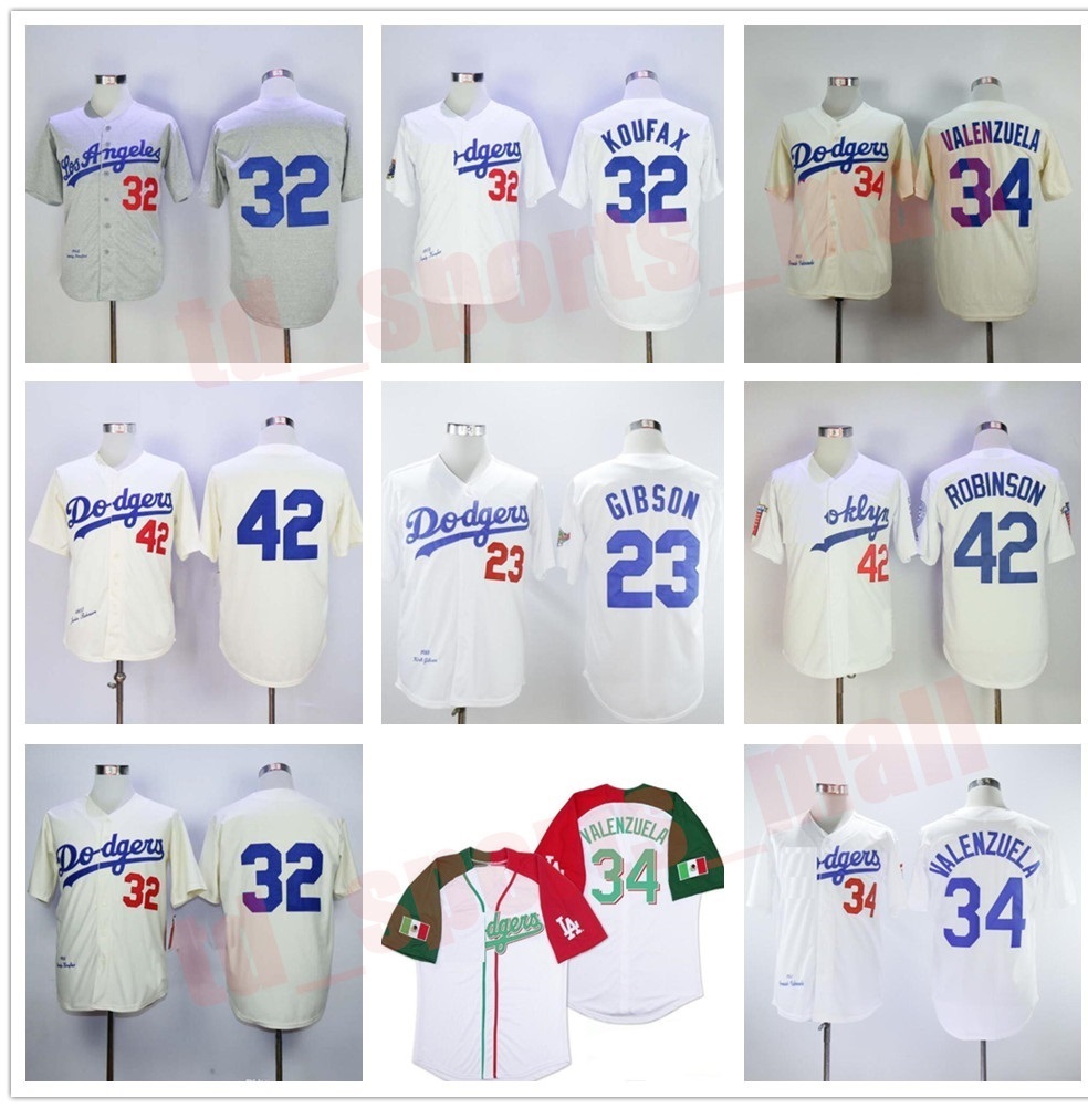 Men Women Youth Vintage Jerseys 42 Jackie Robinson 4 Babe Herman 23 Kirk Gibson 32 Sandy Koufax Dodger 34 Fernando Valenzuela 30 Maury Wills Retro Baseball jersey, As shown in illustration
Men Women Youth Vintage Jerseys 42 Jackie Robinson 4 Babe Herman 23 Kirk Gibson 32 Sandy Koufax Dodger 34 Fernando Valenzuela 30 Maury Wills Retro Baseball jersey, As shown in illustration