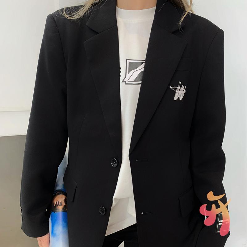 Men' Suits & Blazers WE11DONE Jacket Black Temperament Suit Welldone Couples Casual Style Small, Hiphop-black
Men' Suits & Blazers WE11DONE Jacket Black Temperament Suit Welldone Couples Casual Style Small, Hiphop-black