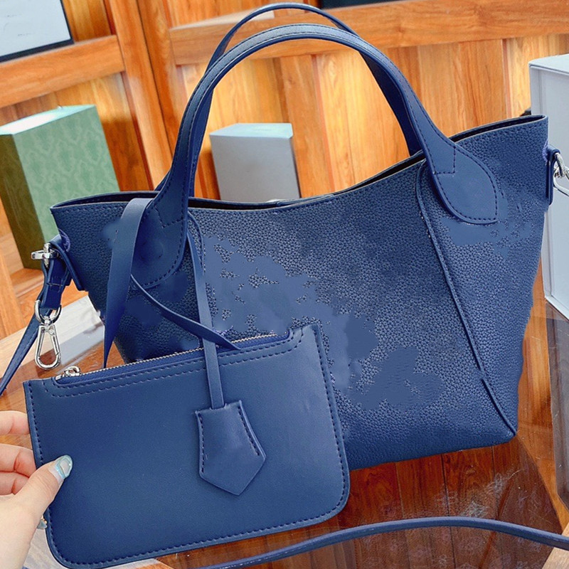 Designer tote bag Fashion Blue Famous Women Shoulder Crossbody 2 pcs set with walle lady purse High Capacity Portable Mother Package Bags
Designer tote bag Fashion Blue Famous Women Shoulder Crossbody 2 pcs set with walle lady purse High Capacity Portable Mother Package Bags