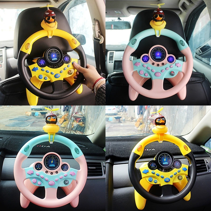 Cute Children Steering Wheel Toy with Light Simulation Driving Sound Music Funny Educational Baby Electronic Travel Kids Toys, Without retail box
Cute Children Steering Wheel Toy with Light Simulation Driving Sound Music Funny Educational Baby Electronic Travel Kids Toys, Without retail box