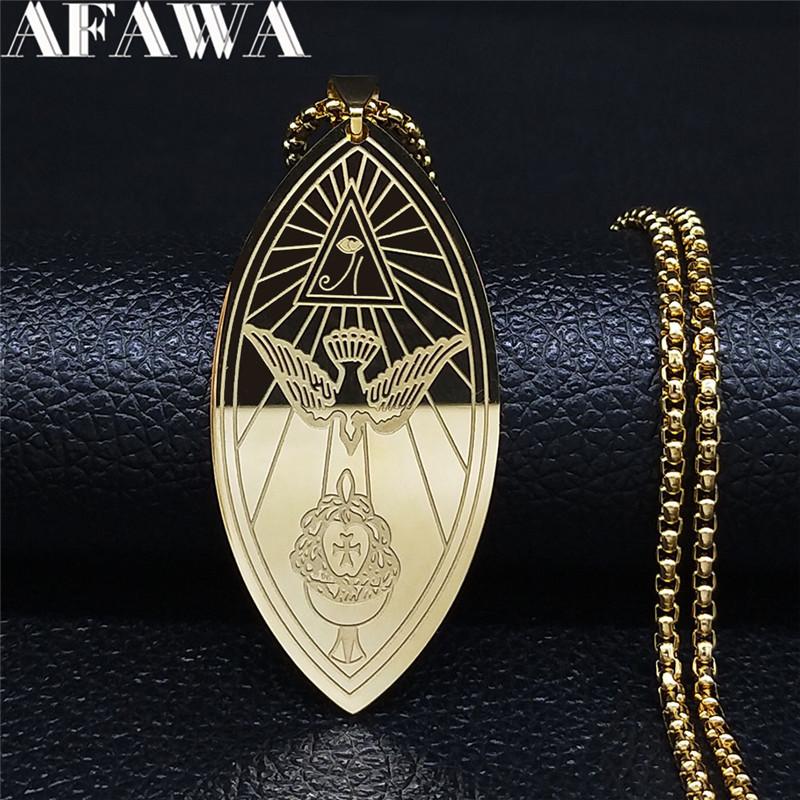 Ordo Temples Orientis Necklace Pendant Women/Men, Brass, Occult, Grimoire, Magic, Oto Gold Color Jewelry N650S02 Necklaces 
Ordo Temples Orientis Necklace Pendant Women/Men, Brass, Occult, Grimoire, Magic, Oto Gold Color Jewelry N650S02 Necklaces