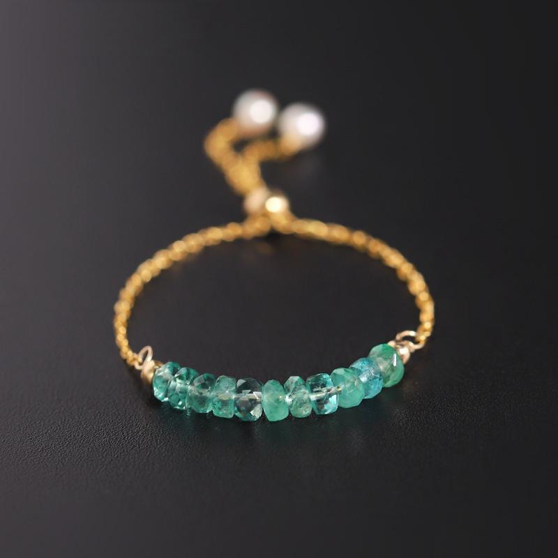 Emerald Ring Female Natural Gemstones Yellow 18k Gold Freshwater Pearl Chain Custom Gift Cluster Rings
Emerald Ring Female Natural Gemstones Yellow 18k Gold Freshwater Pearl Chain Custom Gift Cluster Rings