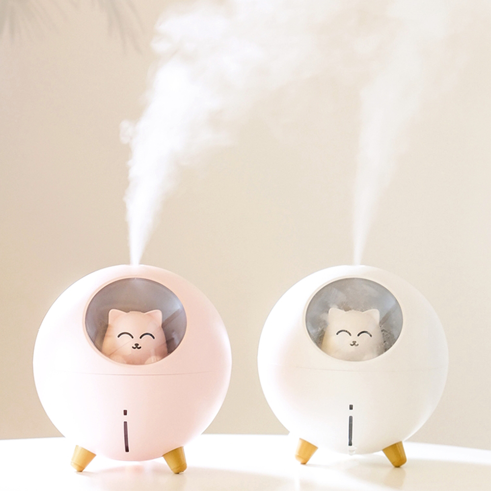 Lovely Pet Air Humidifier 220ml Planet Cat Ultrasonic Cool Mist Aroma Air Oil Diffuser Romantic Color LED Lamp USB Humidificador
Lovely Pet Air Humidifier 220ml Planet Cat Ultrasonic Cool Mist Aroma Air Oil Diffuser Romantic Color LED Lamp USB Humidificador