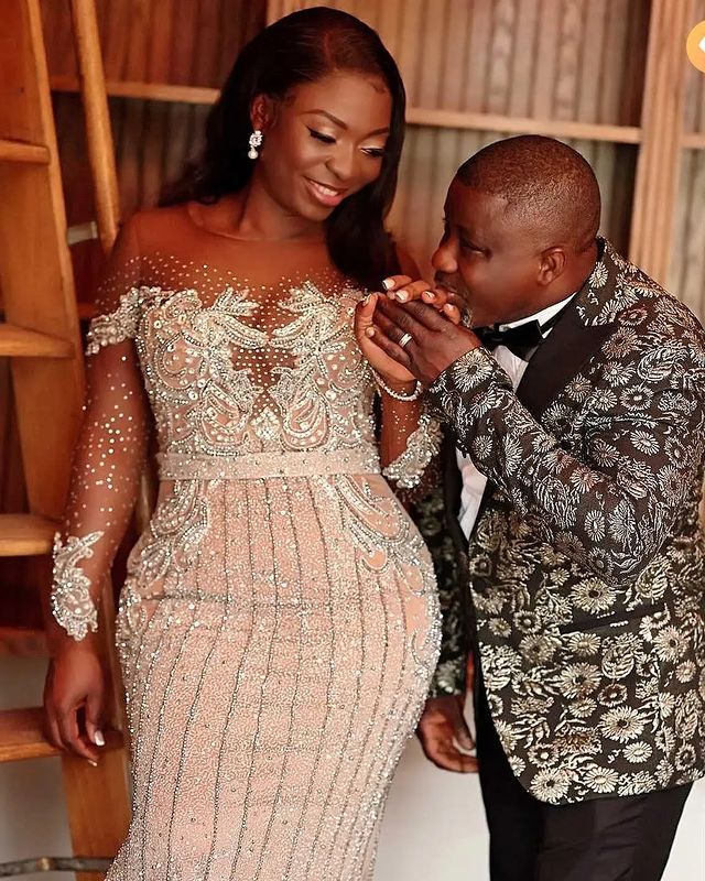 2022 Plus Size Arabic Aso Ebi Luxurious Sparkly Mermaid Prom Dresses Lace Beaded Evening Formal Party Second Reception Birthday Engagement Gowns Dress