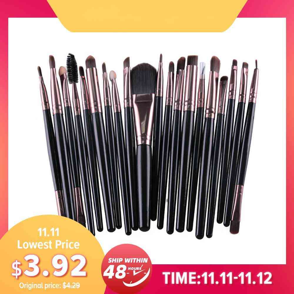 3/20 Pcs Makeup Brush Set Pro Eyeshadow Blending Foundation Powder Eyebrow Brush Double Head Brush Beauty Make Up Kits
3/20 Pcs Makeup Brush Set Pro Eyeshadow Blending Foundation Powder Eyebrow Brush Double Head Brush Beauty Make Up Kits