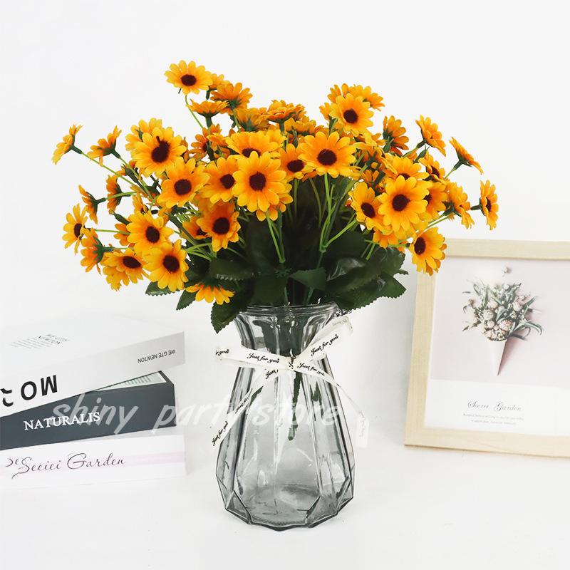 Decorative Flowers & Wreaths 30Cm 24 Head Sunflower Simulation Bouquet Wedding Decoration Fake Flower Arrangement Stage Set Room Banquet Dec
Decorative Flowers & Wreaths 30Cm 24 Head Sunflower Simulation Bouquet Wedding Decoration Fake Flower Arrangement Stage Set Room Banquet Dec