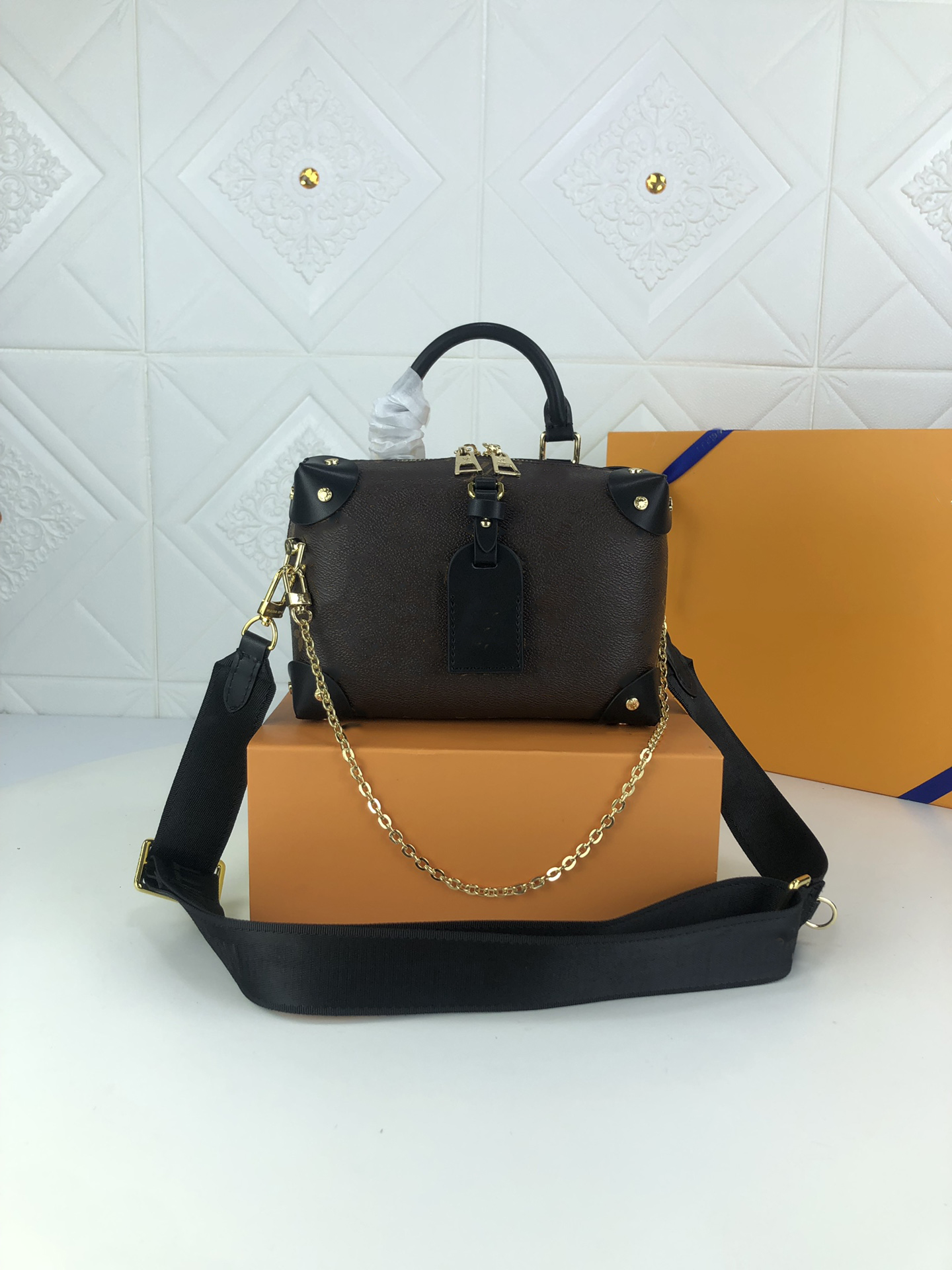Designer luxury bag Woman Alma Bridge Handbag Cosmetic case box clutch Fashion women shoulder messenger cross body purse, Letters/brown
Designer luxury bag Woman Alma Bridge Handbag Cosmetic case box clutch Fashion women shoulder messenger cross body purse, Letters/brown
