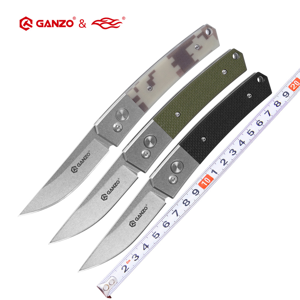 Firebird Ganzo G7362 58-60HRC 440C blade G10 handle folding knife outdoor tactical camping EDC tool Hunting Pocket Knife
Firebird Ganzo G7362 58-60HRC 440C blade G10 handle folding knife outdoor tactical camping EDC tool Hunting Pocket Knife