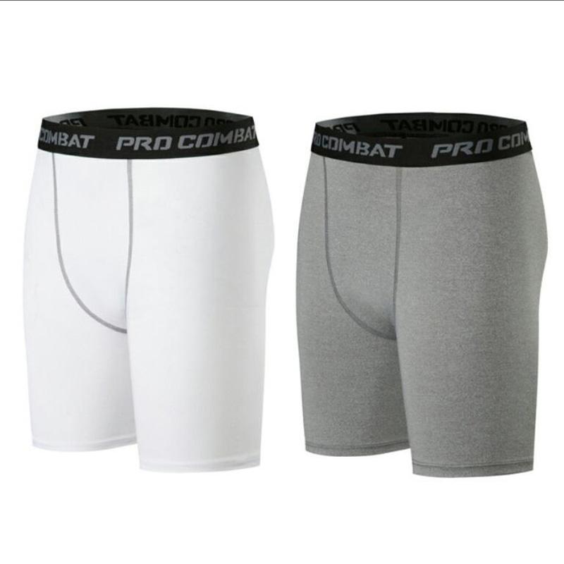 Men's Shorts 3XL Men Sports Gym Quick Drying Compression Under Base Layer Tights Half Athletic Mens Skinny Riding Fitness Short