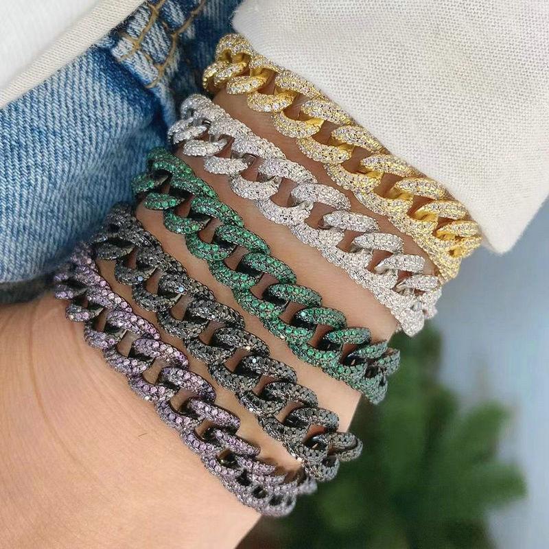 Link, Chain Plated Cz Cuban Bracelet,gold/silver Color Single Adjustable Bracelet, Jewelry Wholesale, Black
Link, Chain Plated Cz Cuban Bracelet,gold/silver Color Single Adjustable Bracelet, Jewelry Wholesale, Black