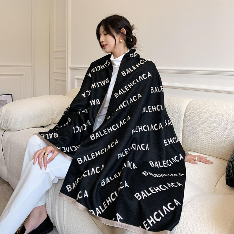 Womens Scarf Autumn and Winter Korean Style All-Matching Warm Thickened Cashmere-like Cashmere Scarf Scarf Summer Shawl Dual-Use
Womens Scarf Autumn and Winter Korean Style All-Matching Warm Thickened Cashmere-like Cashmere Scarf Scarf Summer Shawl Dual-Use