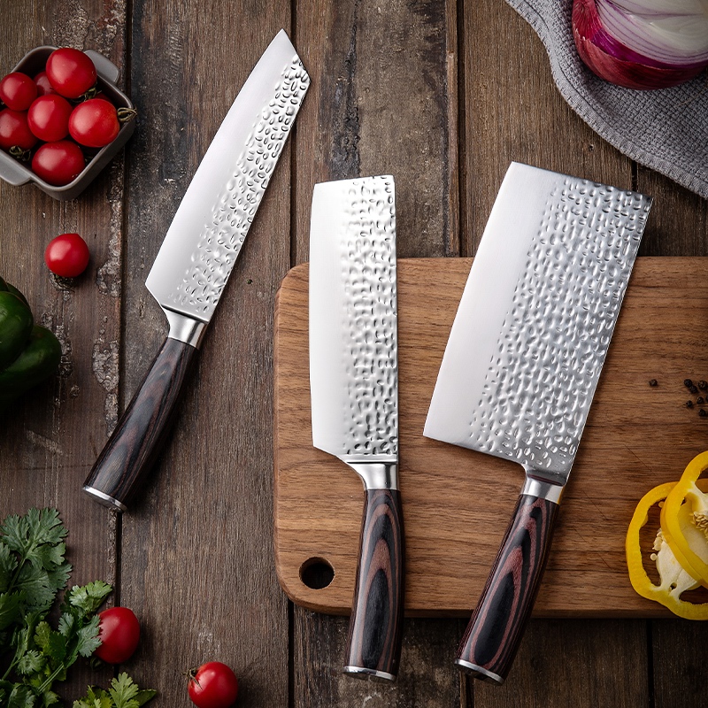 5Cr15 Stainless Steel 1-3Pcs Kitchen Knives Set Chinese Forged 7 Inch Full Tang Chef Butcher knife Meat Cleaver Slicing tool
5Cr15 Stainless Steel 1-3Pcs Kitchen Knives Set Chinese Forged 7 Inch Full Tang Chef Butcher knife Meat Cleaver Slicing tool