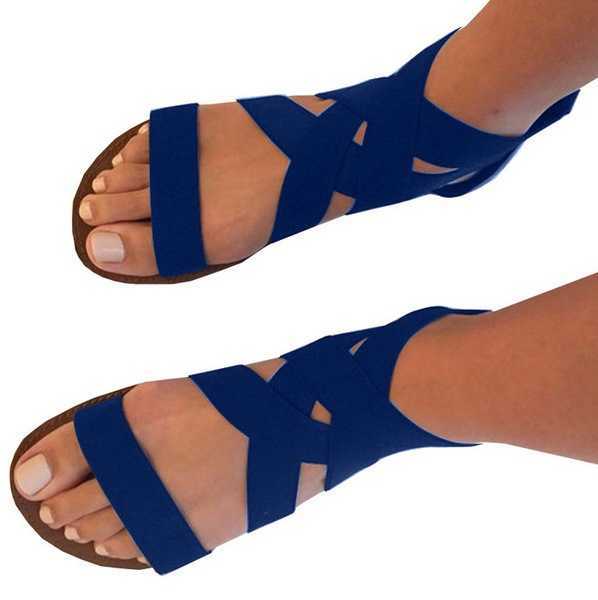 IMKKG Summer Sandals Women Casual Shoes Female Gladiator Flat Rome Zip Feminina Soft Bottom Sandalia m192 Y0721