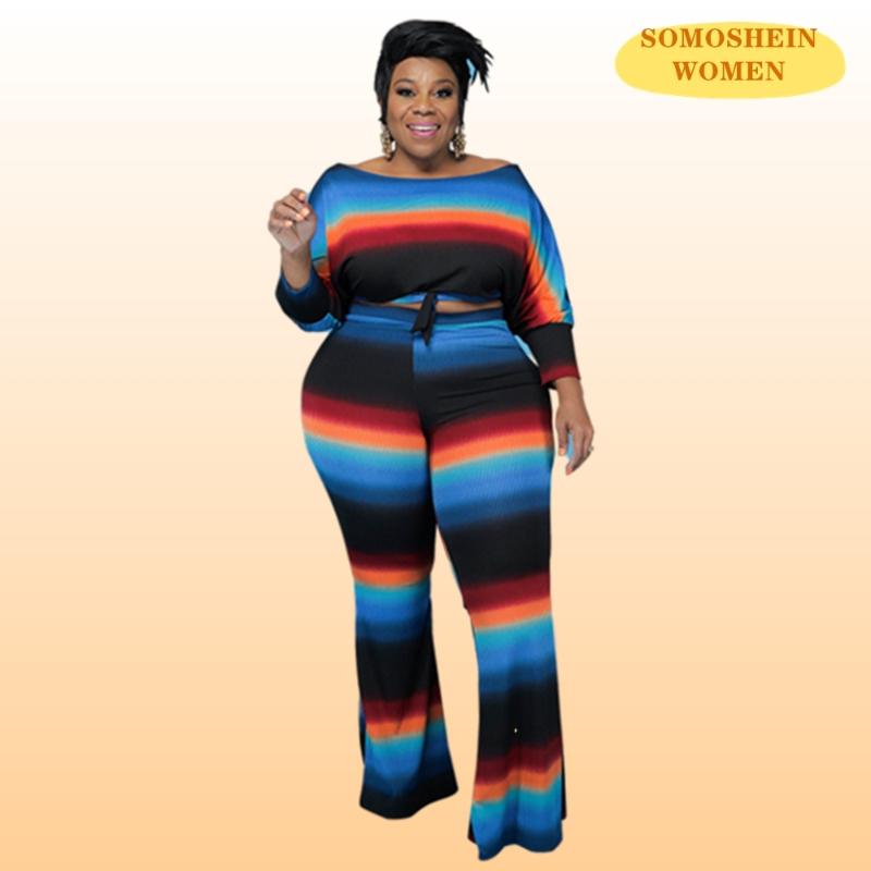 Plus Size Tracksuits Somoshein Women Clothing 5XL Tie-dye Print Two Piece Set Sexy Slash Neck Crop Top Elastic Matching Sets Casual Outfit, Black
Plus Size Tracksuits Somoshein Women Clothing 5XL Tie-dye Print Two Piece Set Sexy Slash Neck Crop Top Elastic Matching Sets Casual Outfit, Black