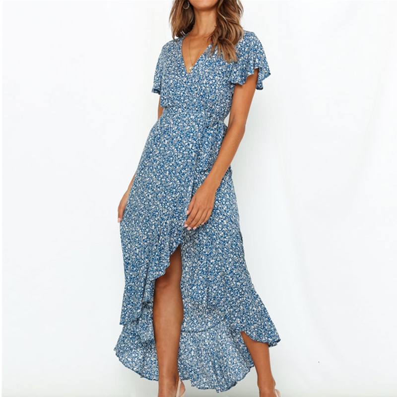 Casual Dresses Summer Boho Chiffon Vintage Beach Sexy Women Clothes V-neck Long Female Korean Elegant Vestidos SY6I, Blue
Casual Dresses Summer Boho Chiffon Vintage Beach Sexy Women Clothes V-neck Long Female Korean Elegant Vestidos SY6I, Blue