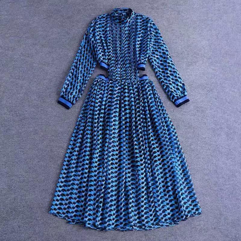 Casual Dresses High Quality Fashion 2021 Designer Holiday Maxi Dress Women' Long Sleeve Sexy Waist Cutting Out Runway Vestido, Photo color
Casual Dresses High Quality Fashion 2021 Designer Holiday Maxi Dress Women' Long Sleeve Sexy Waist Cutting Out Runway Vestido, Photo color