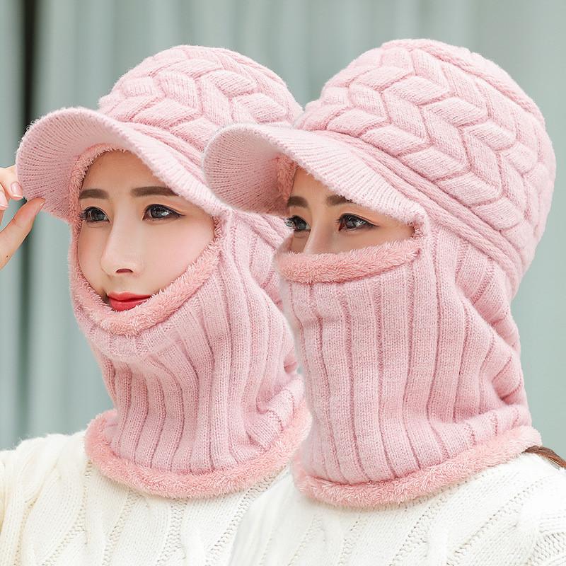 Berets Bib Hat Middle-aged And Elderly Warm Women Winter Thickened One-piece Wool Knitting Grandma Riding Mother Ear Protection Cap
Berets Bib Hat Middle-aged And Elderly Warm Women Winter Thickened One-piece Wool Knitting Grandma Riding Mother Ear Protection Cap