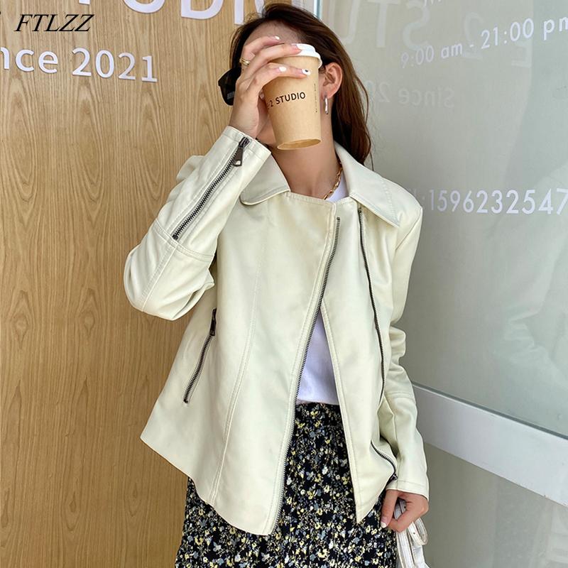 Women's Leather & Faux FTLZZ Spring Autumn Shirt Collar Jacket Women Moto Bike Fit Soft PU Coat Zipper Locomotive Style Outwear, Black
Women's Leather & Faux FTLZZ Spring Autumn Shirt Collar Jacket Women Moto Bike Fit Soft PU Coat Zipper Locomotive Style Outwear, Black