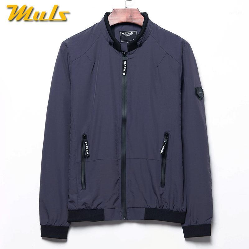 Men's Jackets MuLS 2021 Bomber Men Autumn Stand Baseball Collar Jacket Coats Suede Spring Lightweight Male Outwear Mens Fit Size M-4XL, Black
Men's Jackets MuLS 2021 Bomber Men Autumn Stand Baseball Collar Jacket Coats Suede Spring Lightweight Male Outwear Mens Fit Size M-4XL, Black