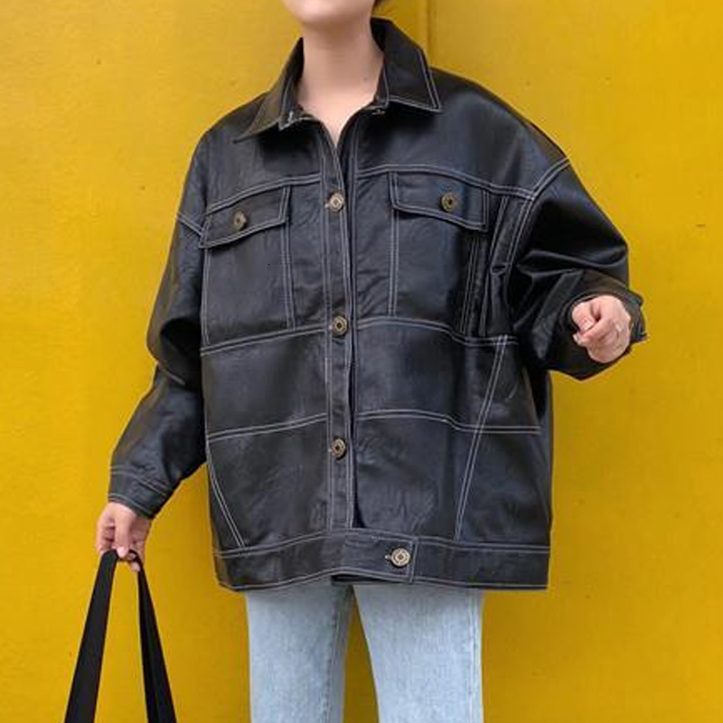 women's leather & faux female leather black and spring jacket, female jacket released large gxvn
women's leather & faux female leather black and spring jacket, female jacket released large gxvn