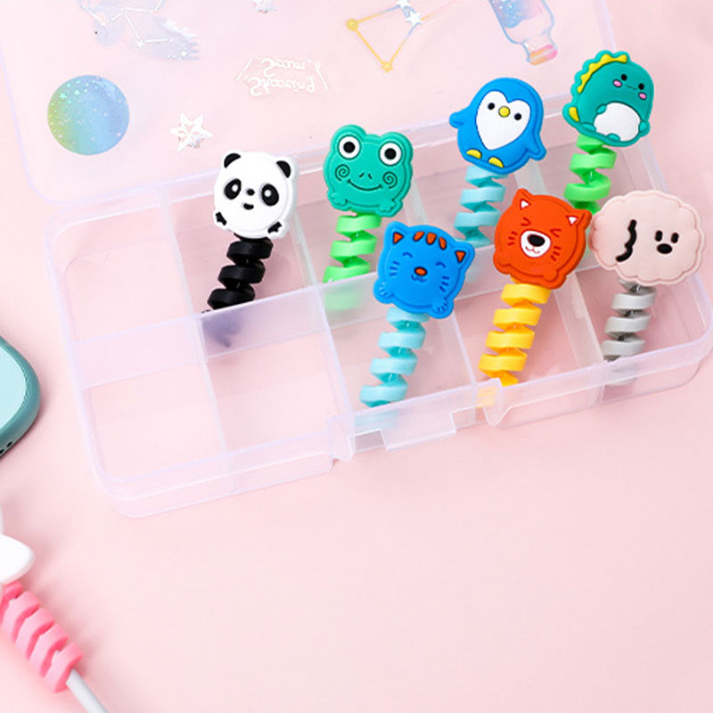 Cable Animal bite USB cable protector Charger Data Protection Cover Mini Wire Protector Cable Cord Phone Accessories Creative Gifts