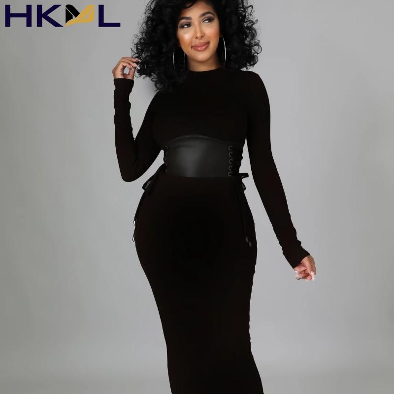 Casual Dresses Women Long Sleeves Brown Lace Up With Wide Waist Belt Sheath Package Hip Female Elegant Ladies Robes 2021, Black;gray
Casual Dresses Women Long Sleeves Brown Lace Up With Wide Waist Belt Sheath Package Hip Female Elegant Ladies Robes 2021, Black;gray
