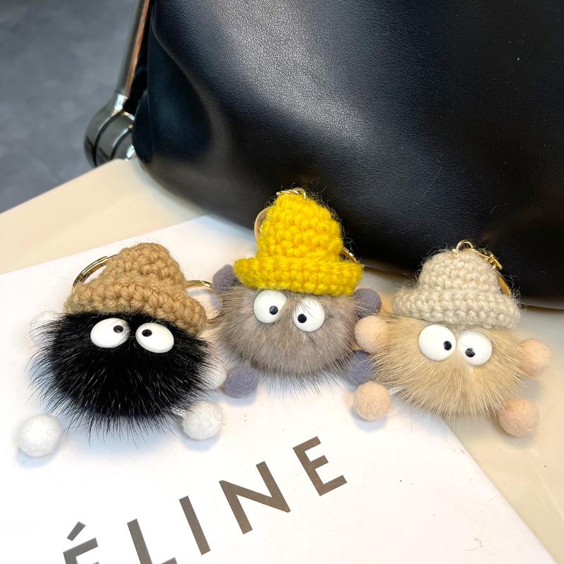 Keychains Real Keychain Cute Doll Unisex Bag Backpack Pendant Handbag Charm Pompom Ball Gift For Girls Boys
Keychains Real Keychain Cute Doll Unisex Bag Backpack Pendant Handbag Charm Pompom Ball Gift For Girls Boys