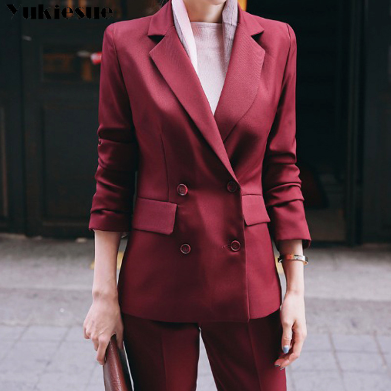 Professional woman pants suit pure color business formal slim long sleeve blazer with trousers office ladies OL Uniform Designs 210519, Black
Professional woman pants suit pure color business formal slim long sleeve blazer with trousers office ladies OL Uniform Designs 210519, Black