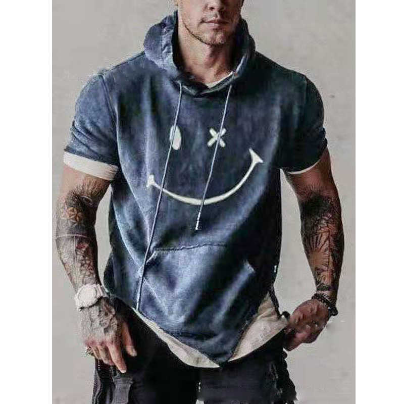 Summer T-Shirt Men Oversized Hoodie Short Sleeve Jesus Christian Cross Printing T Shirts Arrival Fashion Casual Tops 210629