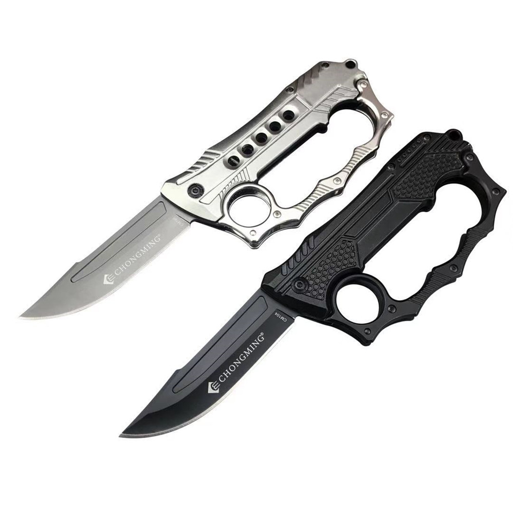 CM104 Tactical Knives Knuckle Style Folding Knife 5CR13MOV Blade Aluminium alloy handle Camping Outdoor Survival Self Defense Tool 
CM104 Tactical Knives Knuckle Style Folding Knife 5CR13MOV Blade Aluminium alloy handle Camping Outdoor Survival Self Defense Tool