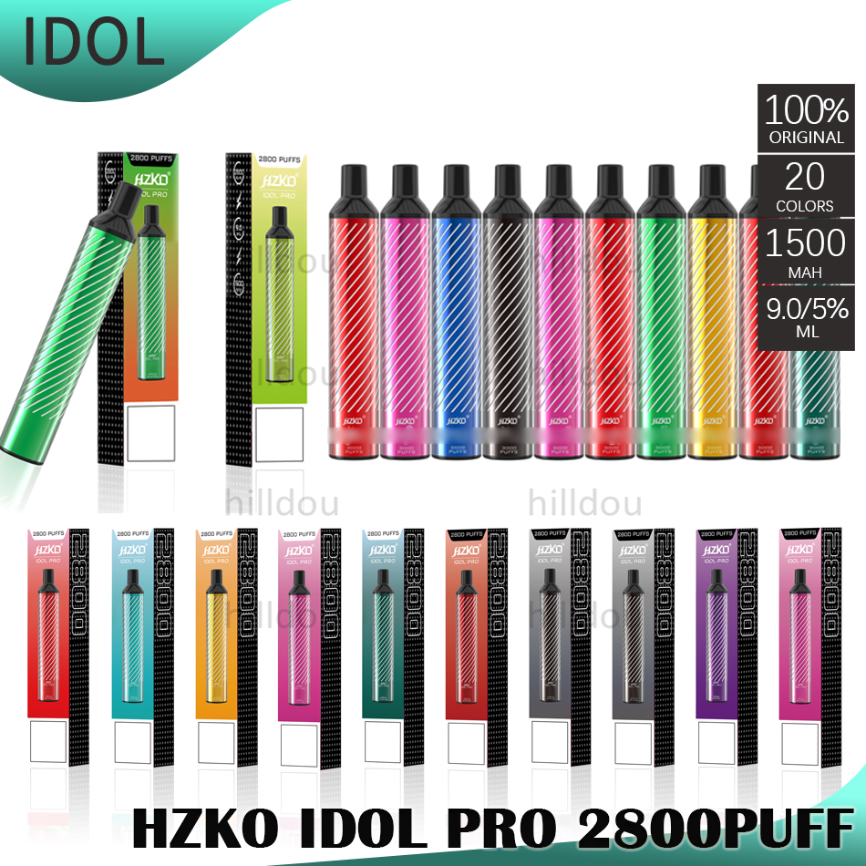 HZKO IDOL Pro Disposable Pod Device Kit E cigarettes 2800 Puffs 1500mAh Battery 8ml Prefilled Cartridge Vape Stick Pen Vs Bang XXL Max Flex 100% Authentic
HZKO IDOL Pro Disposable Pod Device Kit E cigarettes 2800 Puffs 1500mAh Battery 8ml Prefilled Cartridge Vape Stick Pen Vs Bang XXL Max Flex 100% Authentic